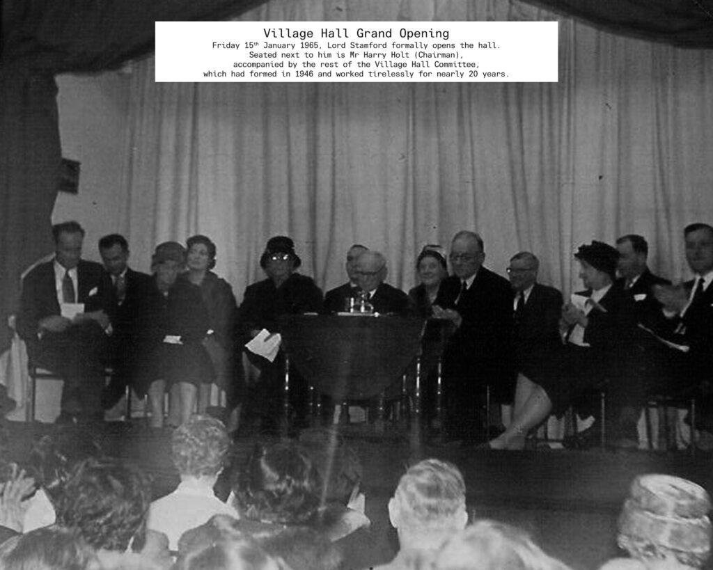 village hall opening