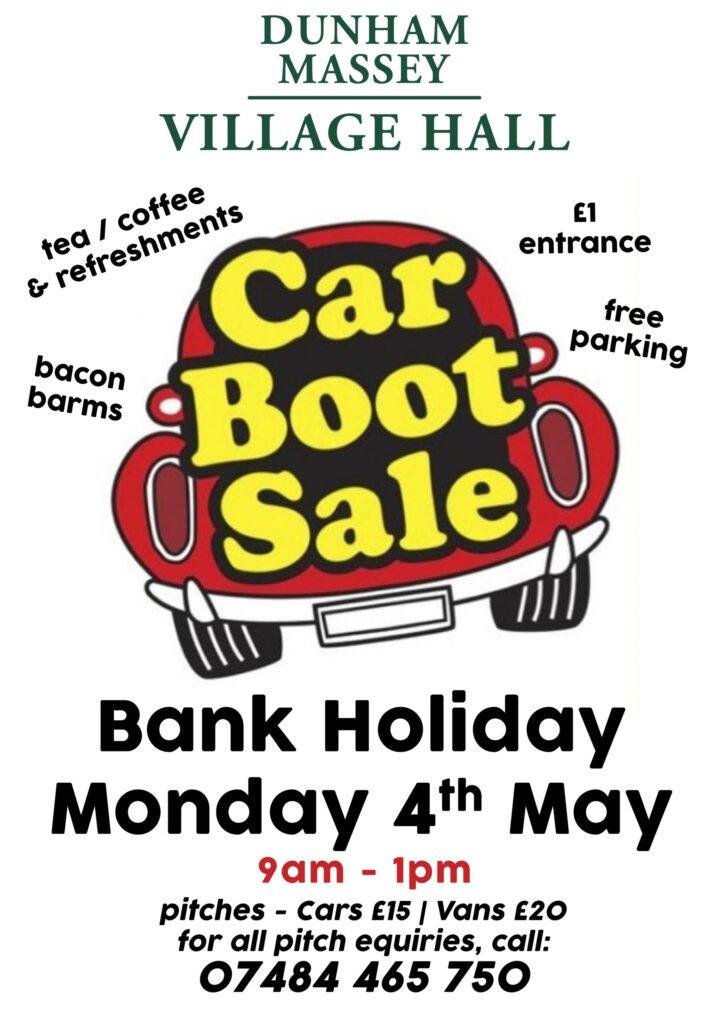 car boot may 2026